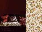 WILLIAM MORRIS FRUIT EMBROIDERY FABRIC